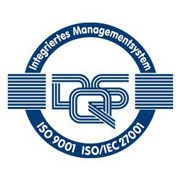 ISO 9001 ISO 27001 logo